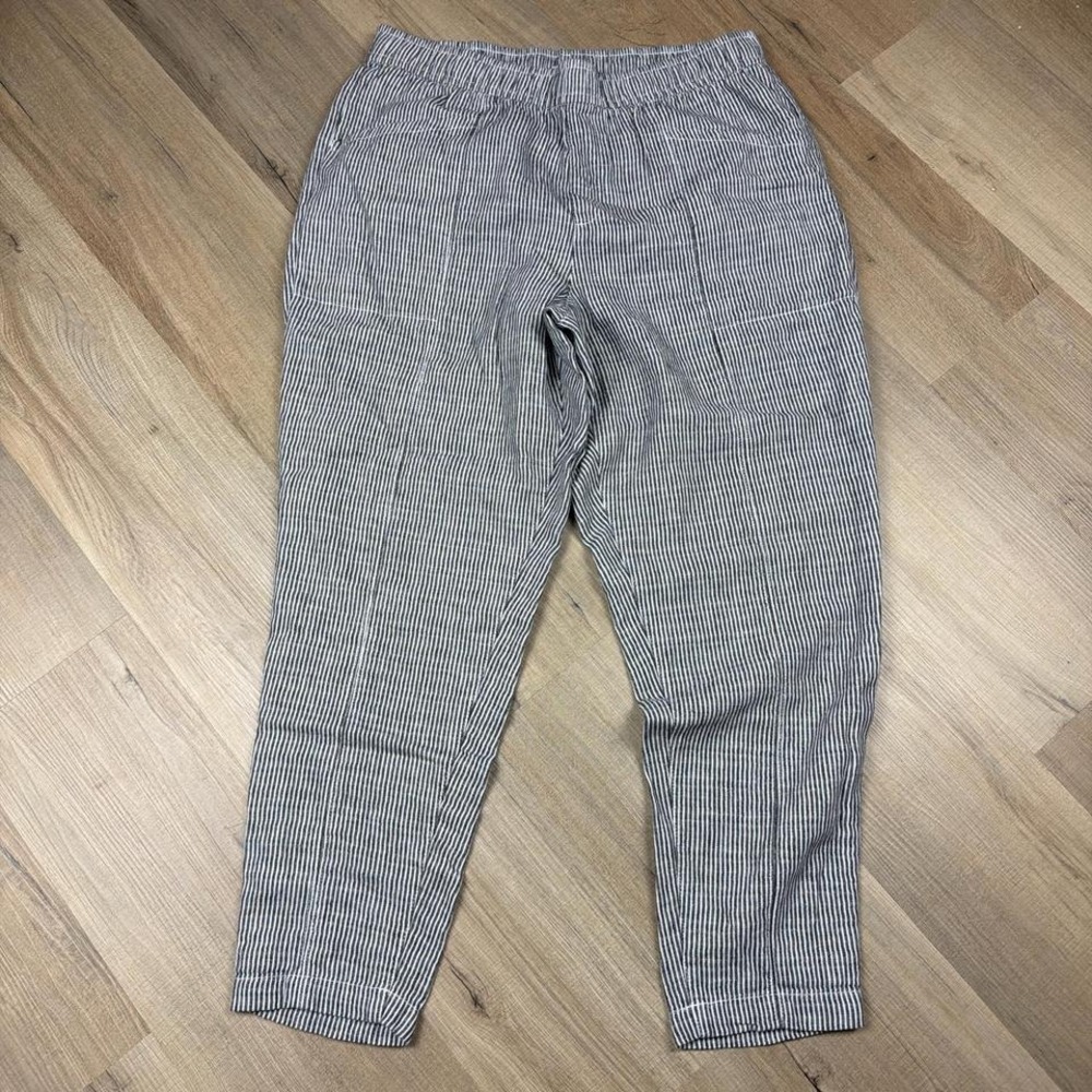 Old Navy Linen High Rise Straight Taper Pants. NWOT. Size Large